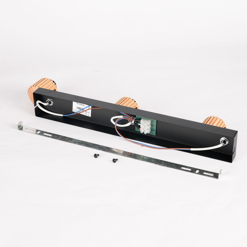 Brilagi - Oprawa punktowa HYGGE 3xE14/15W/230V czarna/przydymiona