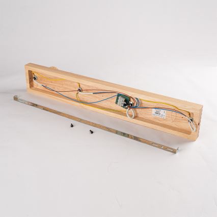 Brilagi - Oprawa punktowa HYGGE 4xE14/15W/230V drewno kauczukowe/przydymione