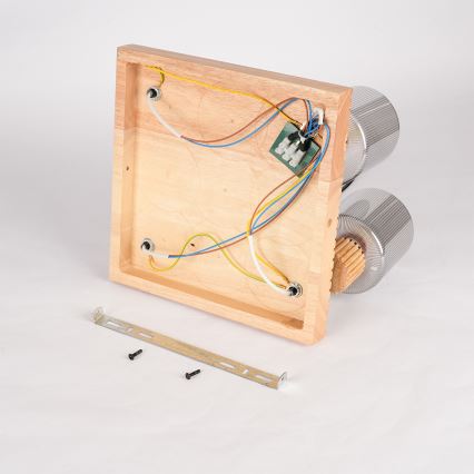 Brilagi - Oprawa punktowa HYGGE 4xE14/15W/230V drewno kauczukowe/przydymione