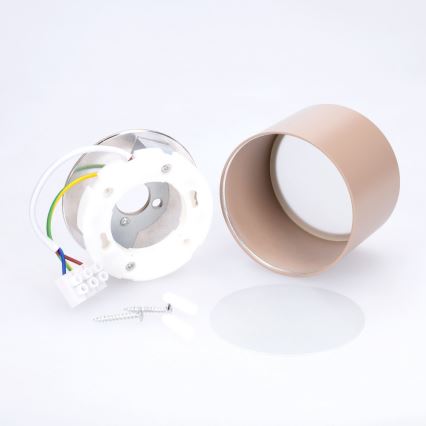BRILAGI - Oprawa punktowa łazienkowa SMOOTH 1xGX53/15W/230V 60x82 mm beżowa IP54