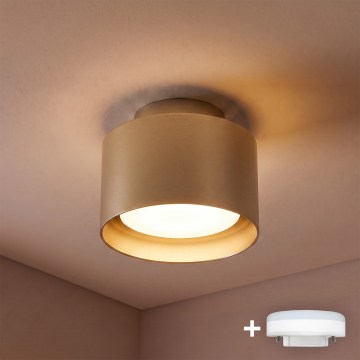 BRILAGI - Oprawa punktowa LED BACKLIT 1xGX53/15W/230V + LED/3W śr. 10 cm złota