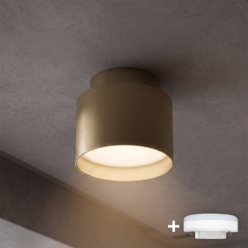 BRILAGI - Oprawa punktowa LED BACKLIT 1xGX53/15W/230V + LED/3W średnica 8 cm złota