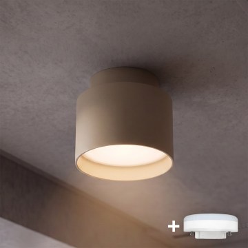 BRILAGI - Oprawa punktowa LED BACKLIT 1xGX53/15W/230V + LED/3W Ø 8 cm beżowa