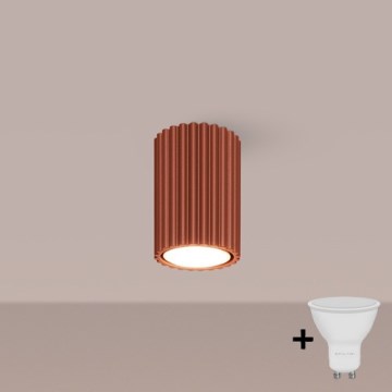 Brilagi - Oprawa punktowa LED CRESTO 1x GU10/10W/230V 10 cm czerwona