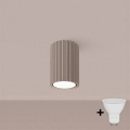 Brilagi - Oprawa punktowa LED CRESTO 1x GU10/10W/230V 10 cm taupe