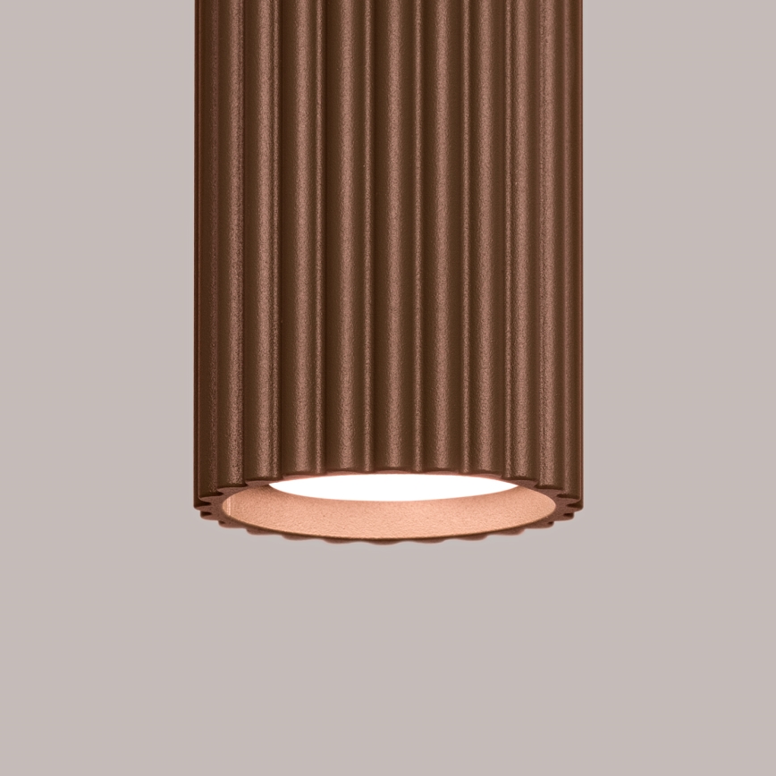 Brilagi - Oprawa punktowa LED CRESTO 1xGU10/10W/230V 10 cm brązowa