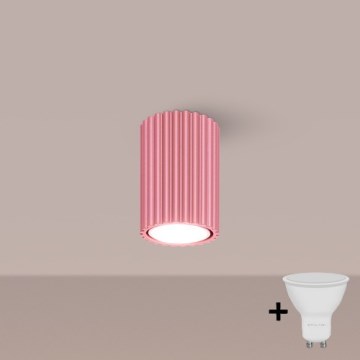 Brilagi - Oprawa punktowa LED CRESTO 1xGU10/10W/230V 10 cm różowa