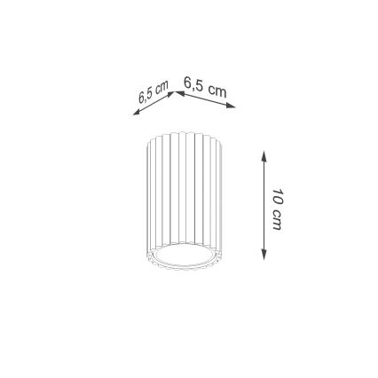 Brilagi - Oprawa punktowa LED CRESTO 1xGU10/10W/230V 10 cm różowa