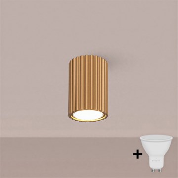 Brilagi - Oprawa punktowa LED CRESTO 1xGU10/10W/230V 10 cm złota