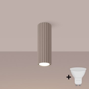 Brilagi - Oprawa punktowa LED CRESTO 1xGU10/10W/230V 20 cm taupe