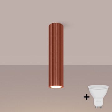 Brilagi - Oprawa punktowa LED CRESTO 1xGU10/10W/230V 30 cm czerwona