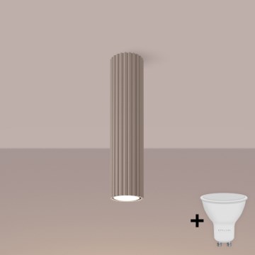 Brilagi - Oprawa punktowa LED CRESTO 1xGU10/10W/230V 30 cm taupe