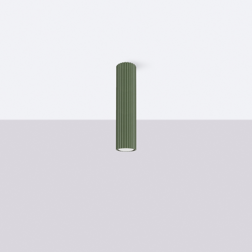 Brilagi - Oprawa punktowa LED CRESTO 1xGU10/10W/230V 30 cm zielona