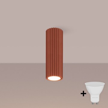 Brilagi - Oprawa punktowa LED CRESTO 1×GU10/10W/230V 20 cm czerwona