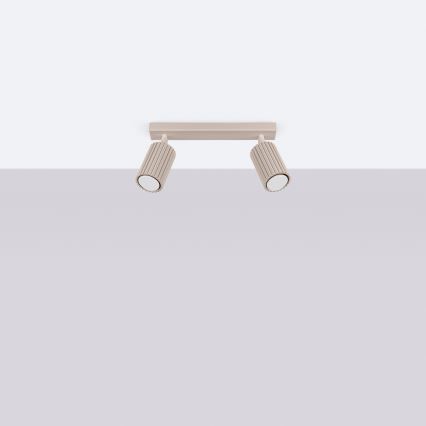 Brilagi - Oprawa punktowa LED CRESTO 2x GU10/10W/230V taupe