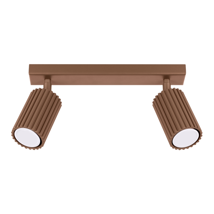 Brilagi - Oprawa punktowa LED CRESTO 2xGU10/10W/230V brązowa