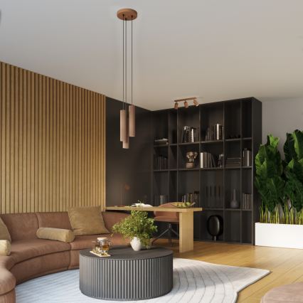 Brilagi - Oprawa punktowa LED CRESTO 2xGU10/10W/230V brązowa