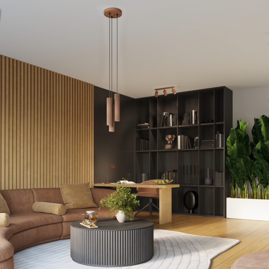 Brilagi - Oprawa punktowa LED CRESTO 2xGU10/10W/230V brązowa