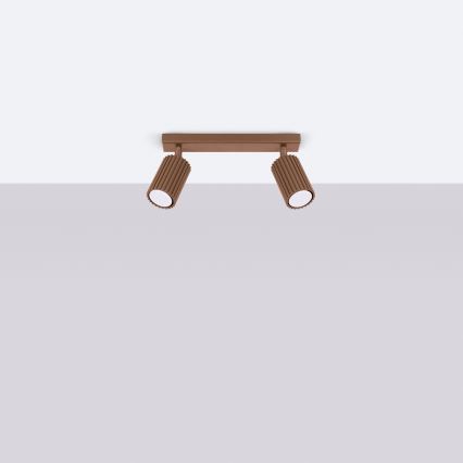Brilagi - Oprawa punktowa LED CRESTO 2xGU10/10W/230V brązowa