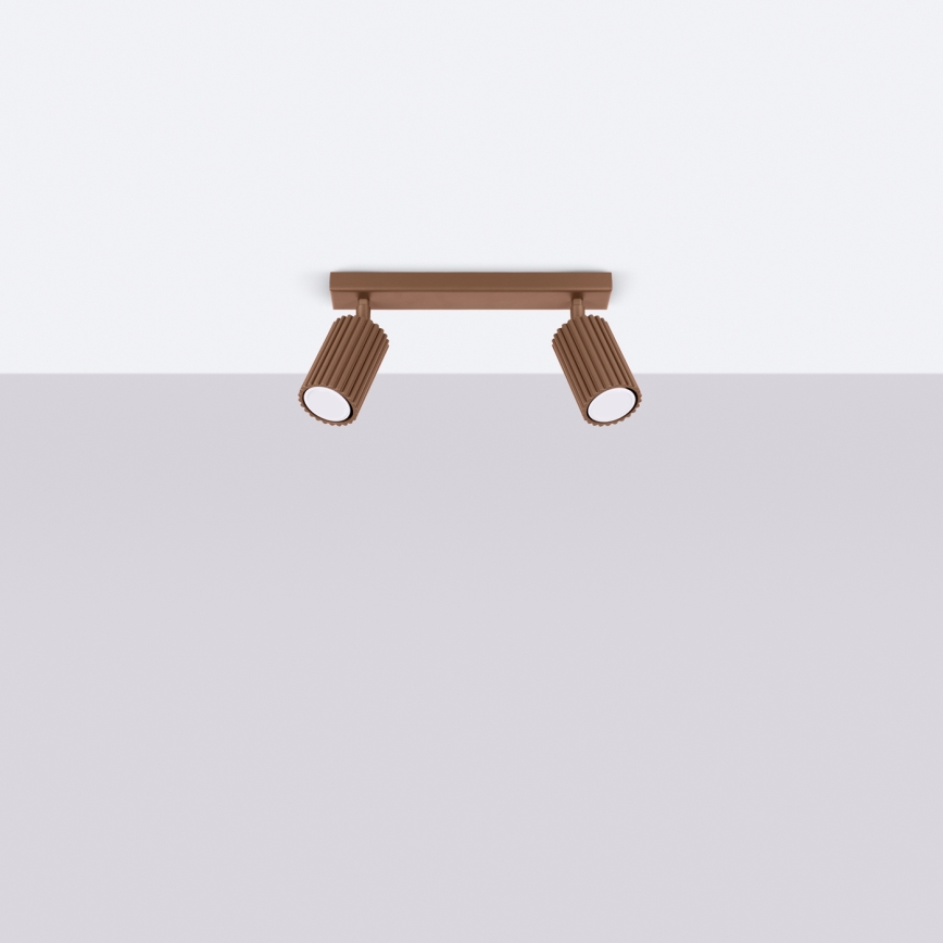 Brilagi - Oprawa punktowa LED CRESTO 2xGU10/10W/230V brązowa