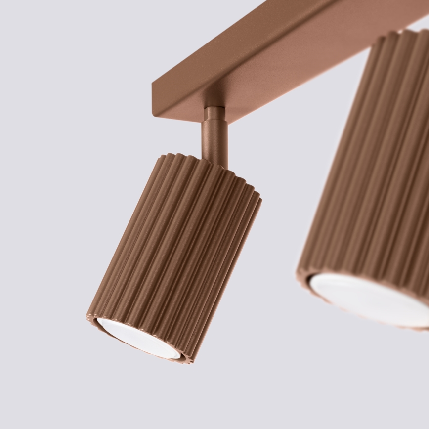 Brilagi - Oprawa punktowa LED CRESTO 2xGU10/10W/230V brązowa