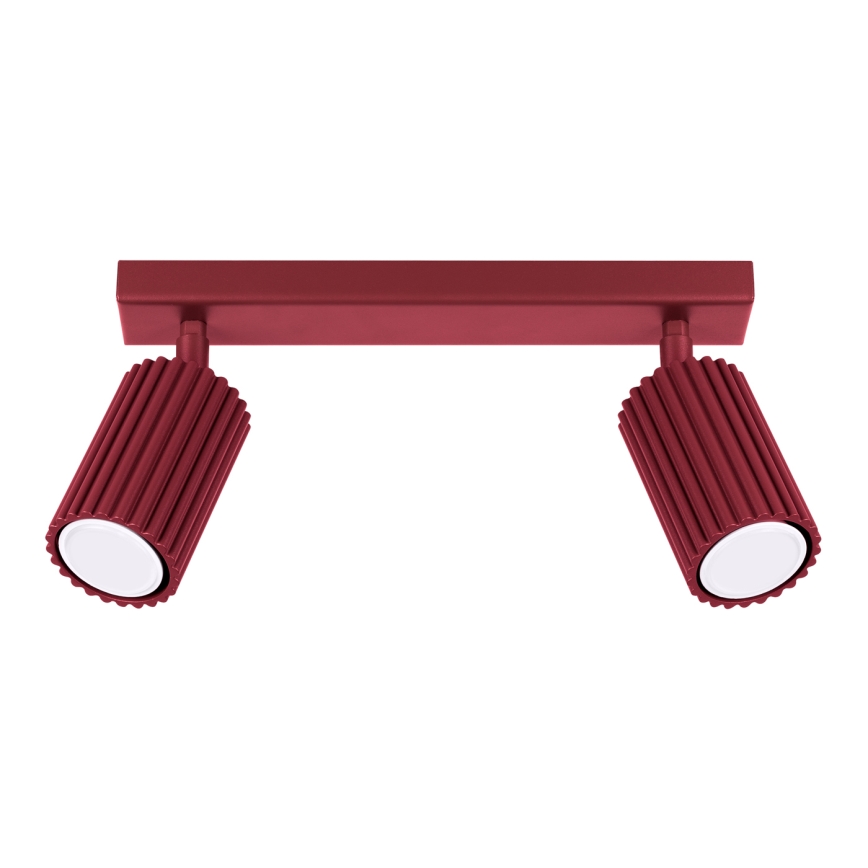 Brilagi - oprawa punktowa LED CRESTO 2xGU10/10W/230V burgundowa