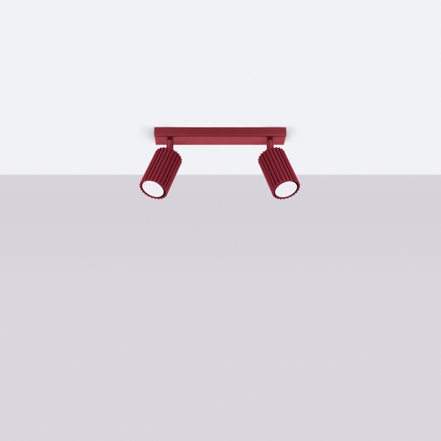 Brilagi - oprawa punktowa LED CRESTO 2xGU10/10W/230V burgundowa