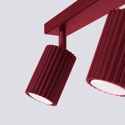 Brilagi - oprawa punktowa LED CRESTO 2xGU10/10W/230V burgundowa