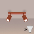 Brilagi - Oprawa punktowa LED CRESTO 2xGU10/10W/230V czerwona