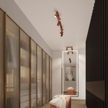 Brilagi - Oprawa punktowa LED CRESTO 2xGU10/10W/230V czerwona