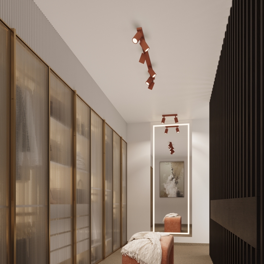 Brilagi - Oprawa punktowa LED CRESTO 2xGU10/10W/230V czerwona