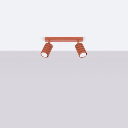 Brilagi - Oprawa punktowa LED CRESTO 2xGU10/10W/230V czerwona