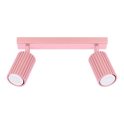 Brilagi - Oprawa punktowa LED CRESTO 2xGU10/10W/230V różowa