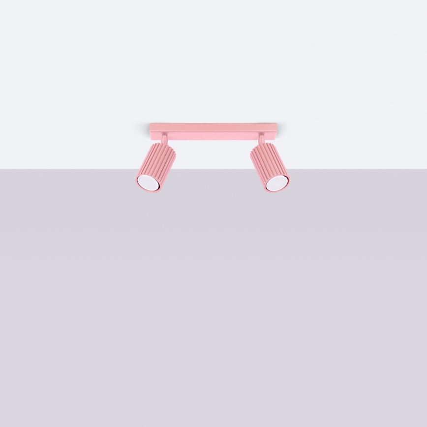 Brilagi - Oprawa punktowa LED CRESTO 2xGU10/10W/230V różowa