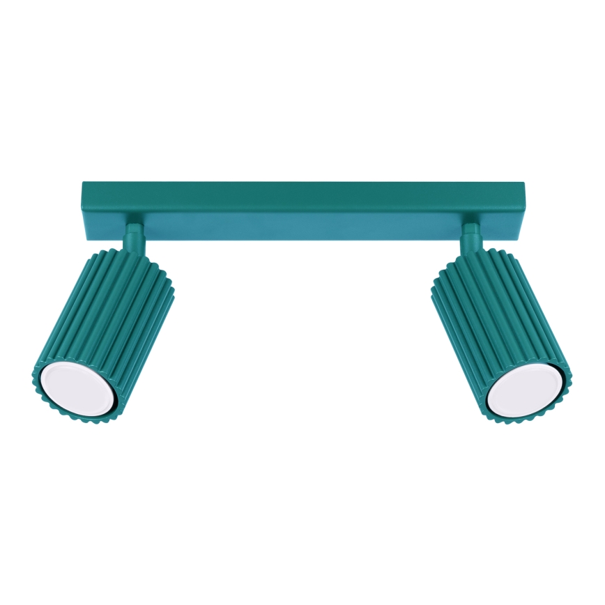 Brilagi - Oprawa punktowa LED CRESTO 2xGU10/10W/230V turkusowa