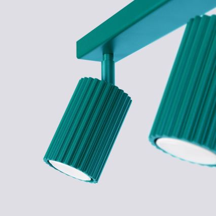 Brilagi - Oprawa punktowa LED CRESTO 2xGU10/10W/230V turkusowa