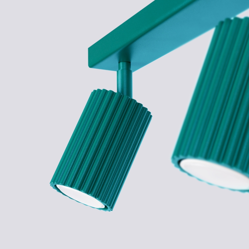 Brilagi - Oprawa punktowa LED CRESTO 2xGU10/10W/230V turkusowa