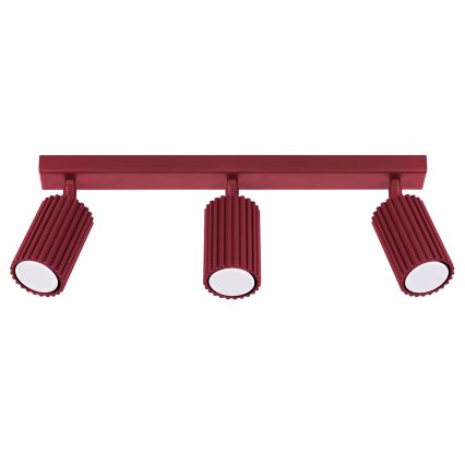 Brilagi - Oprawa punktowa LED CRESTO 3xGU10/10W/230V bordowy