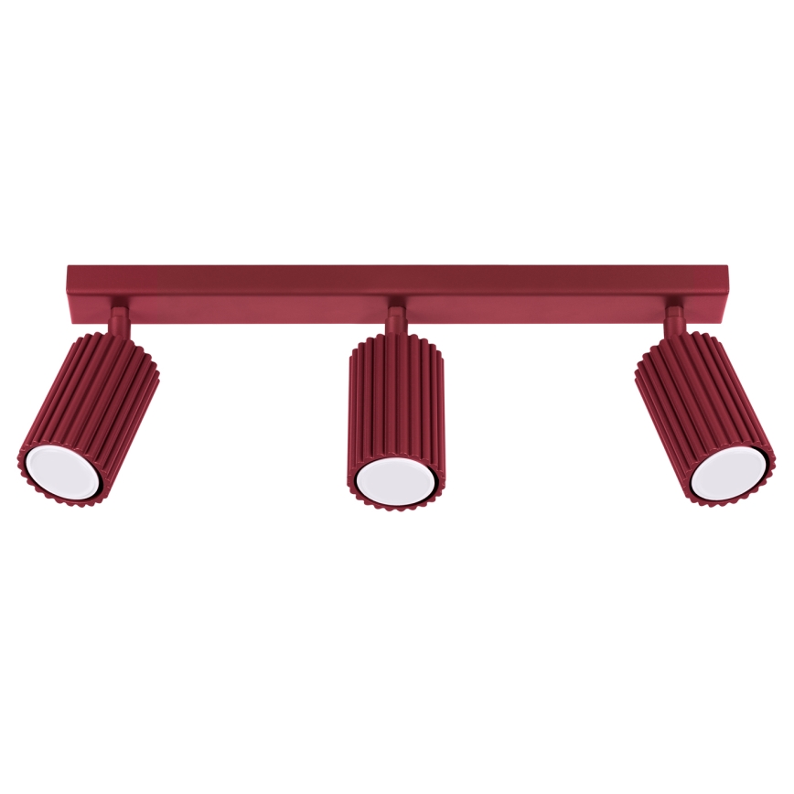 Brilagi - Oprawa punktowa LED CRESTO 3xGU10/10W/230V bordowy