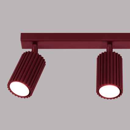 Brilagi - Oprawa punktowa LED CRESTO 3xGU10/10W/230V bordowy