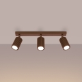 Brilagi - Oprawa punktowa LED CRESTO 3xGU10/10W/230V brązowa