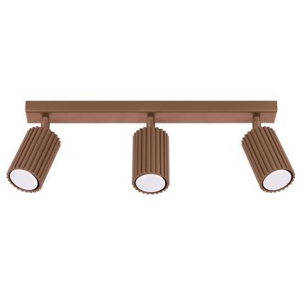 Brilagi - Oprawa punktowa LED CRESTO 3xGU10/10W/230V brązowa