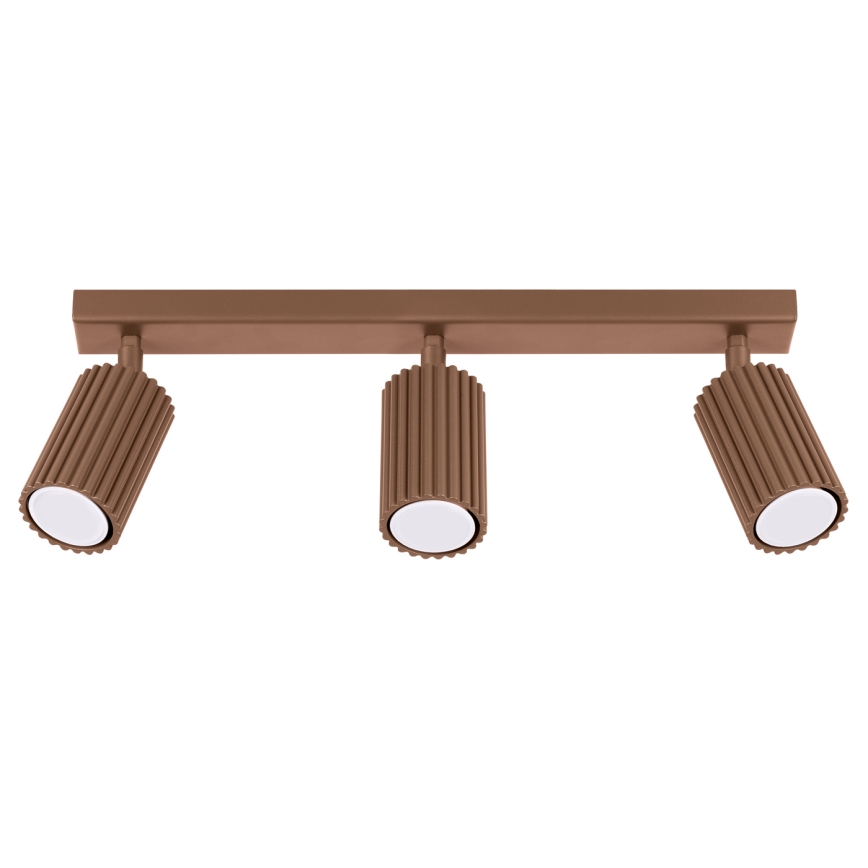 Brilagi - Oprawa punktowa LED CRESTO 3xGU10/10W/230V brązowa