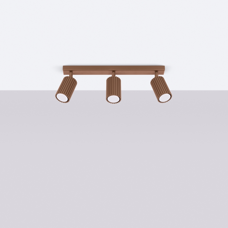 Brilagi - Oprawa punktowa LED CRESTO 3xGU10/10W/230V brązowa