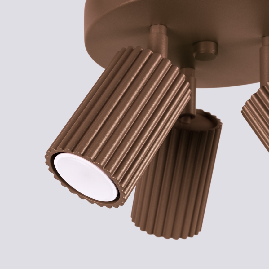 Brilagi - Oprawa punktowa LED CRESTO 3xGU10/10W/230V brązowa