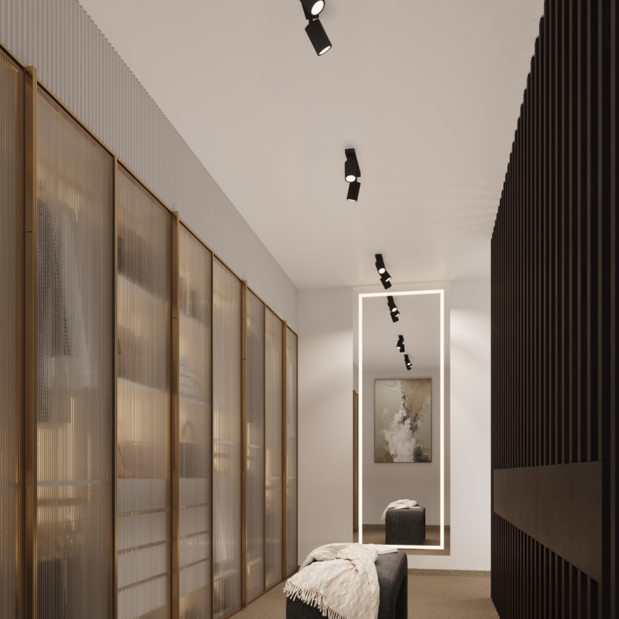 Brilagi - Oprawa punktowa LED CRESTO 3xGU10/10W/230V czarna