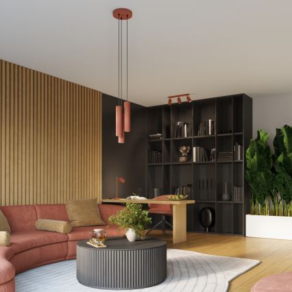 Brilagi - Oprawa punktowa LED CRESTO 3xGU10/10W/230V czerwona