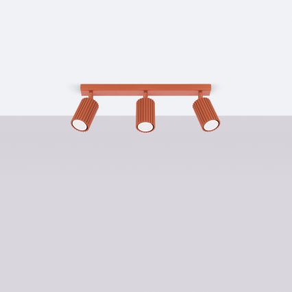 Brilagi - Oprawa punktowa LED CRESTO 3xGU10/10W/230V czerwona