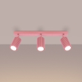 Brilagi - Oprawa punktowa LED CRESTO 3xGU10/10W/230V różowa
