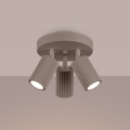 Brilagi - Oprawa punktowa LED CRESTO 3xGU10/10W/230V taupe